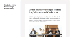 Desktop Screenshot of orderofmercymen.org